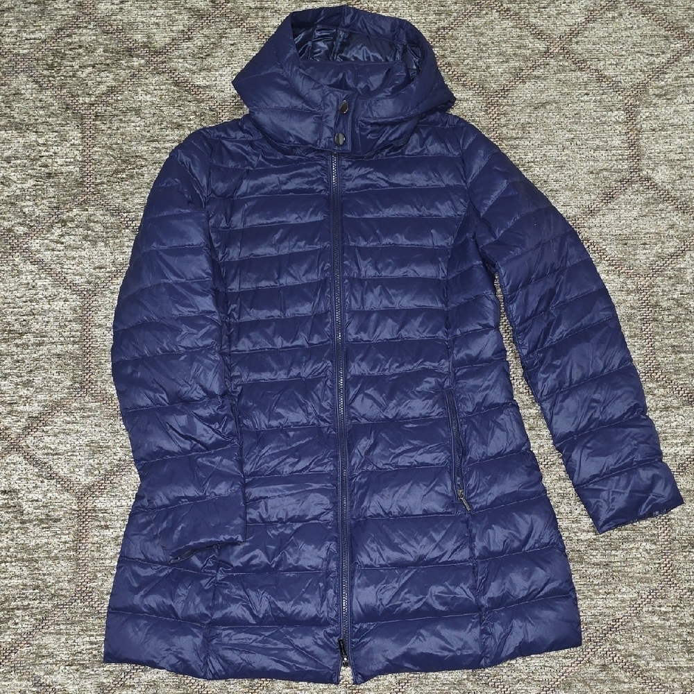A/X Armani Exchange Navy Puffer Jacket